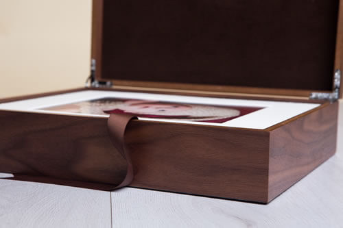 Premium Wood Folio Box
