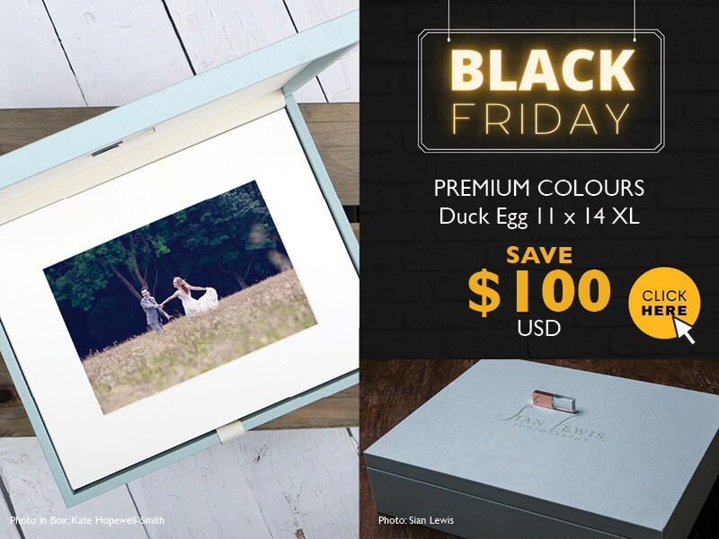 Black Friday Deal - Duck Egg 11x14 XL Folio Box