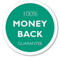 100% Satisfaction Guarantee or your Money Back