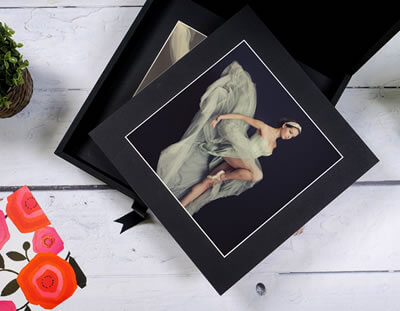 Premium Colours Black 13x13 Folio Box