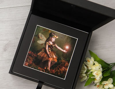Premium Colours Black 8x8 Folio Box