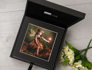 Premium Colours 8x8 Folio Box with USB