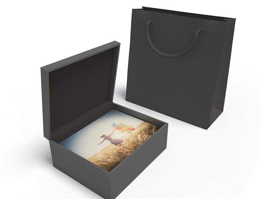 8X10 Black Folio Box (30) - No Branding