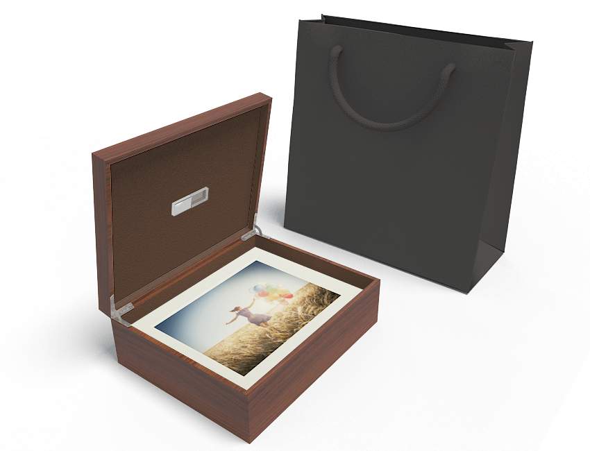 Portrait Box- Branded-Ivory