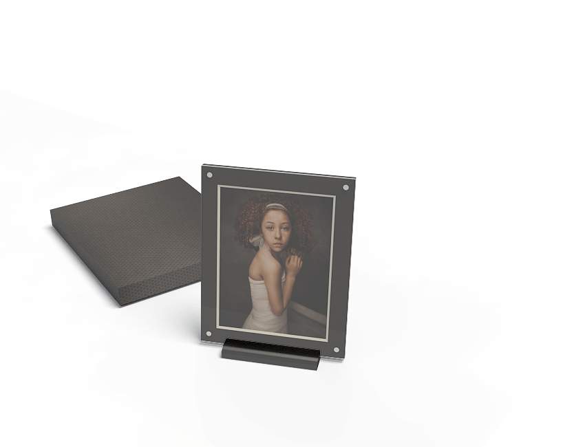 Folio Art Frame 8x6 mat black Studio Sample