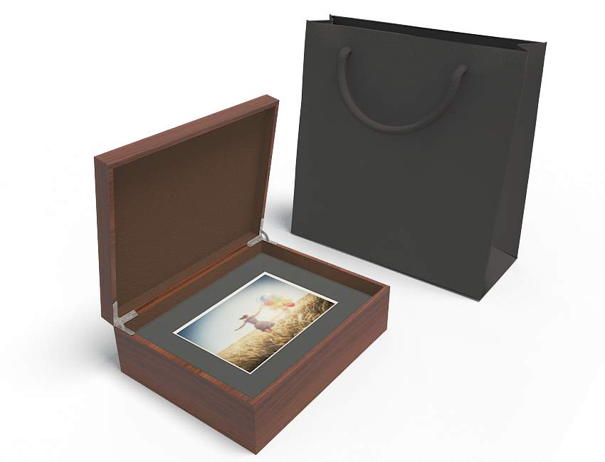 Wooden Folio Box