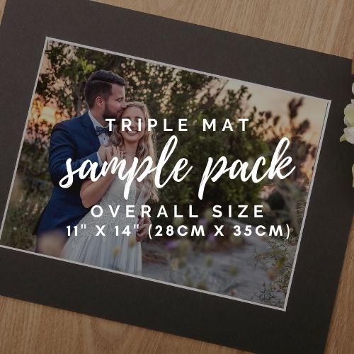 Triple Mat Sample (14x11 Overall Size)