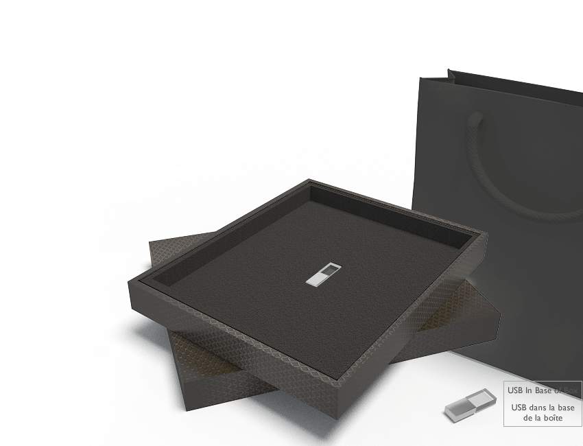 Diamond Box Black Foliong