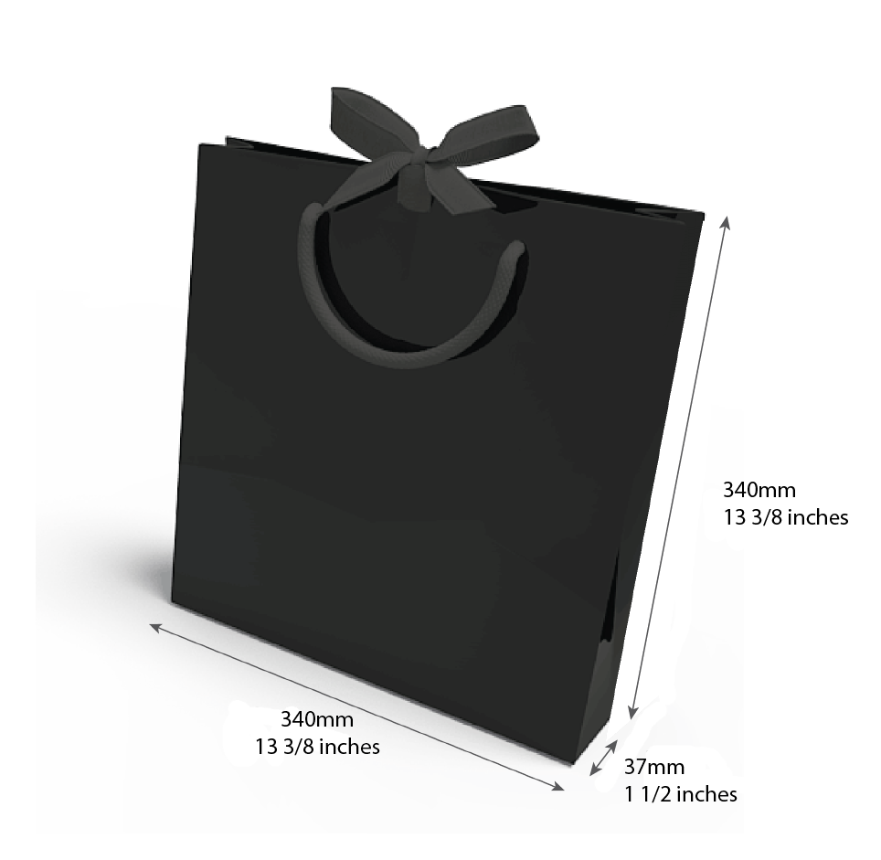 Series 900 Black (Plain) Bag with Black Handles