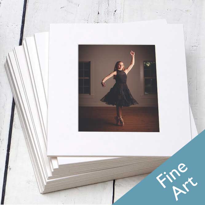 Fine Art Mat 7x5 White - Pack of 20