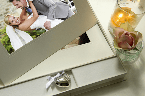 Ivory Box with Ivory Mounts and Jewelled Heart USB