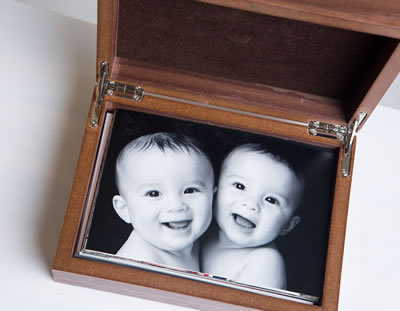 Premium Walnut Wood 6x4 Print Box