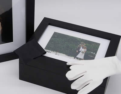White Gloves & Lens Cloth included
