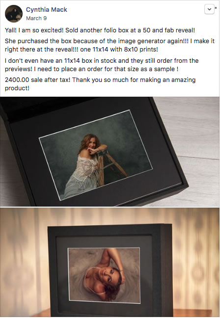 Cynthia Mack's Big Folio Box Sale