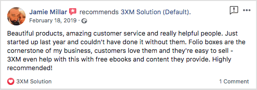 Another Happy 3XM Customer