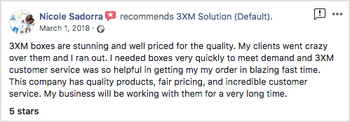 Another Happy 3XM Customer
