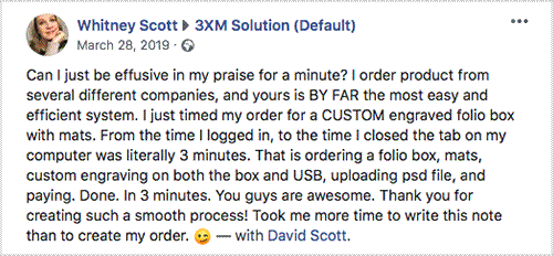 Another Happy 3XM Customer