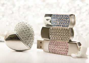 Jewelled style USB Flash Drives