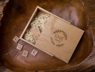Premium Wood USB Boxes